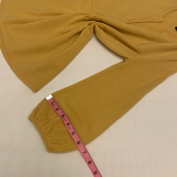 Prive 100% cashmere yellow mustard sweater S - Picture 11 of 14
